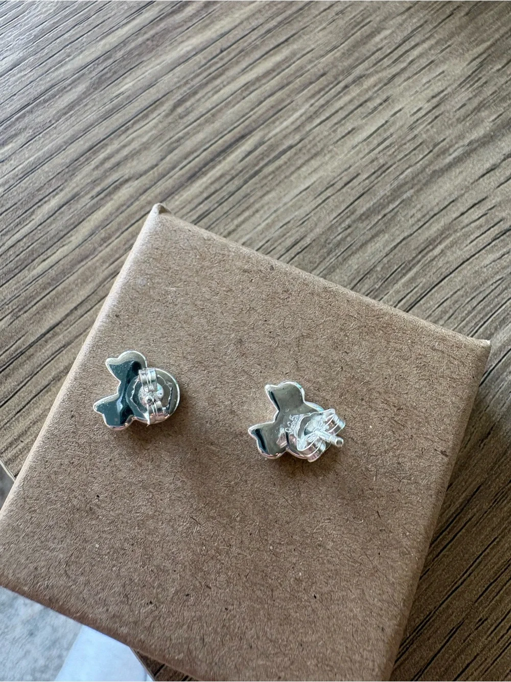 Disney Sterling Silver Minnie Mouse Stud Earrings